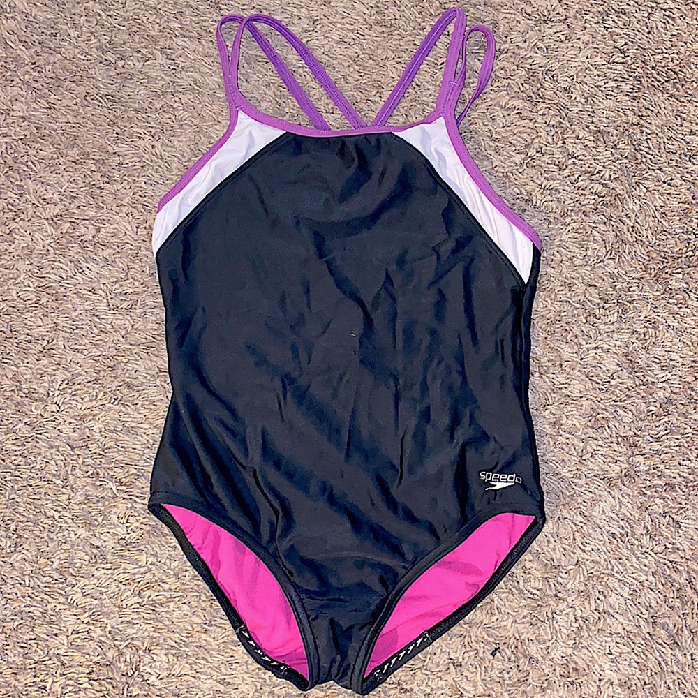 Speedo strappy one piece suit